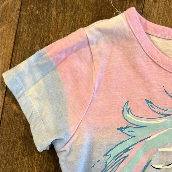 Disney Frozen II Pink and Blue Peplum T-Shirt - Picture 4 of 8